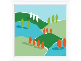 Mountain and Valley East, Multi 35.5W x 35.5H